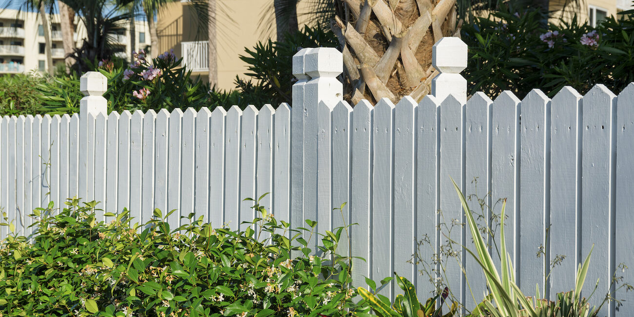 Increase Your Home’s Value White Wooden Fence Increase Your Home's Value Punta Gorda